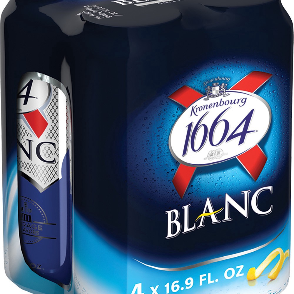 slide 1 of 1, Kronenbourg Blanc, 4 ct; 16 oz