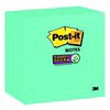 slide 5 of 9, 3M Post-it Notes 654-5SSY, 3 in x 3 in, Aqua, 5 Pads/Pack, 1 ct