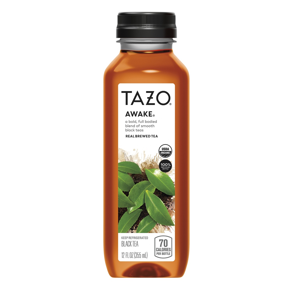 slide 1 of 1, Tazo Awake Organic Black Tea, 12 fl oz