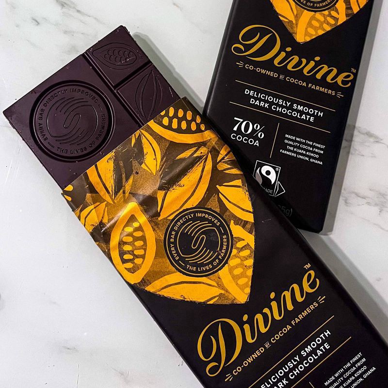 slide 3 of 3, Divine Deliciously Smooth Dark Chocolate 3 oz, 3 oz