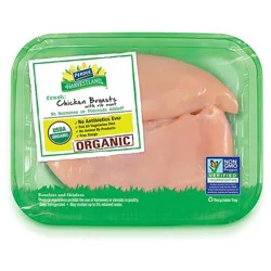 Harvestland Organic Fresh Boneless Skinless Chicken Breast (Avg. 2-3 Pieces Per Package)