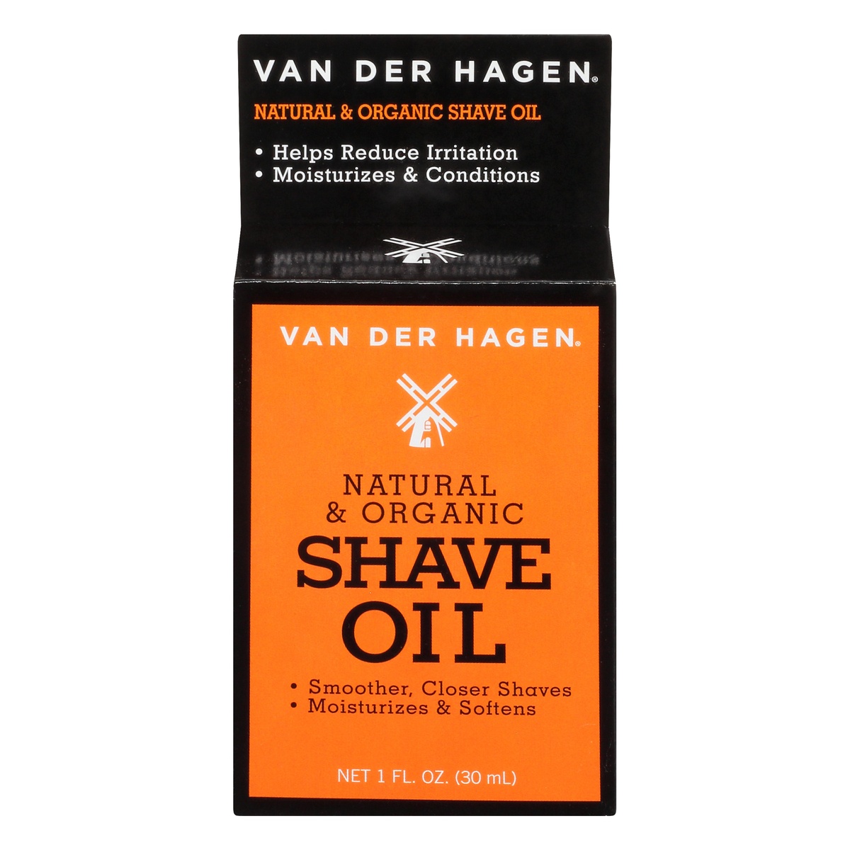 slide 1 of 1, Van Der Hagen Natural And Organic Shave Oil, 0.5 oz