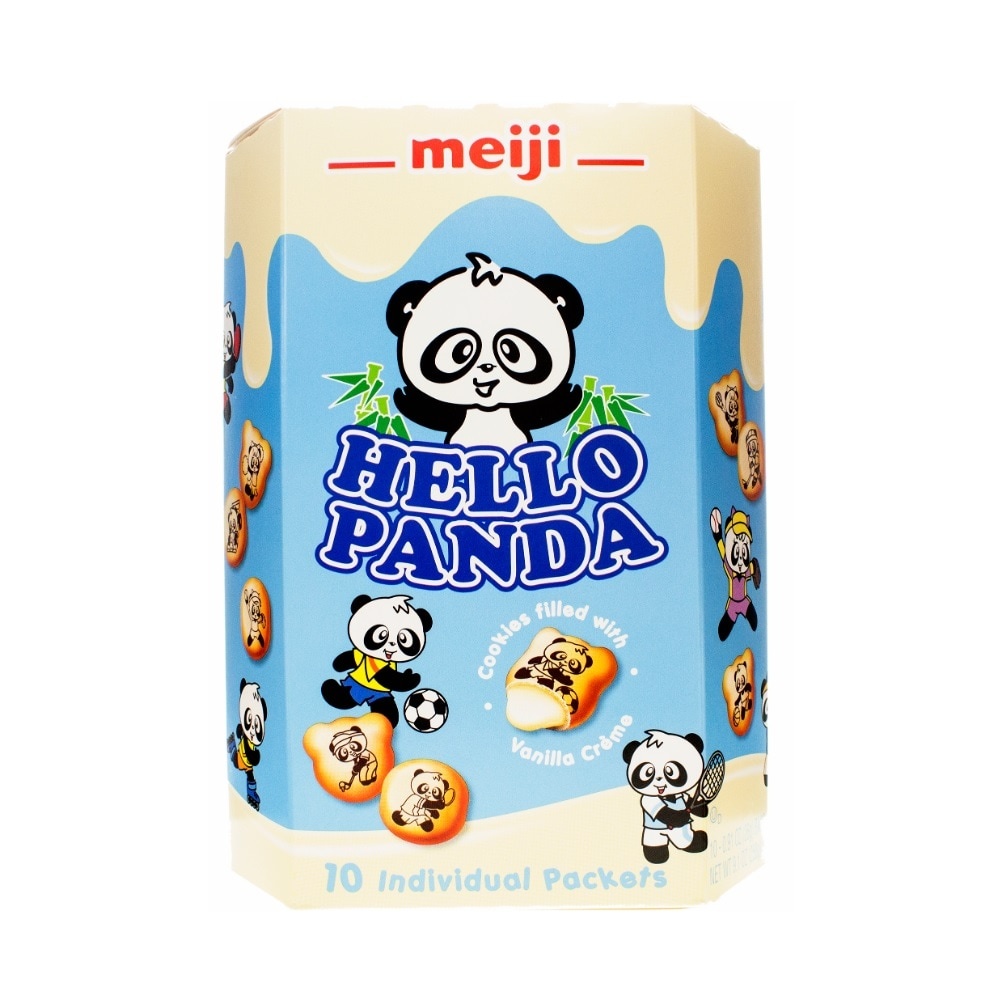 slide 1 of 1, Meiji Big Hello Panda W/Milk, 9.1 oz