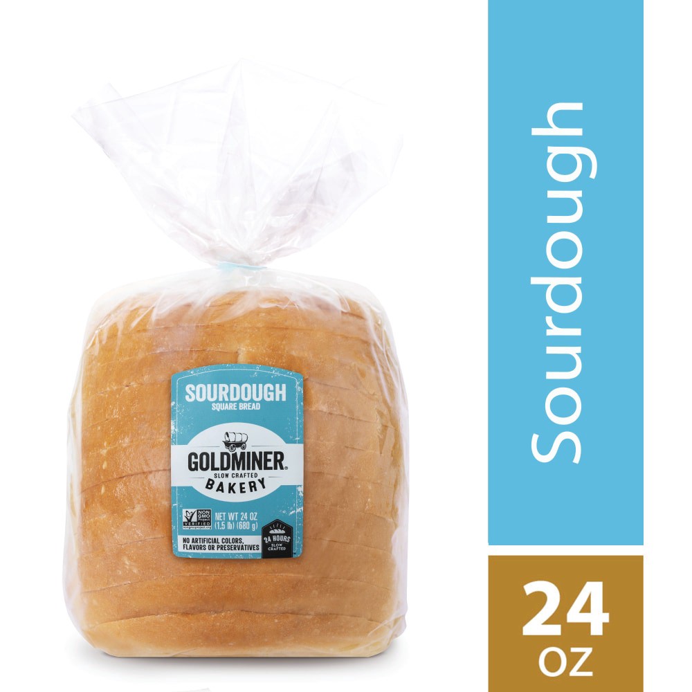 slide 1 of 4, California Goldminer Sourdough Bread, 24 oz