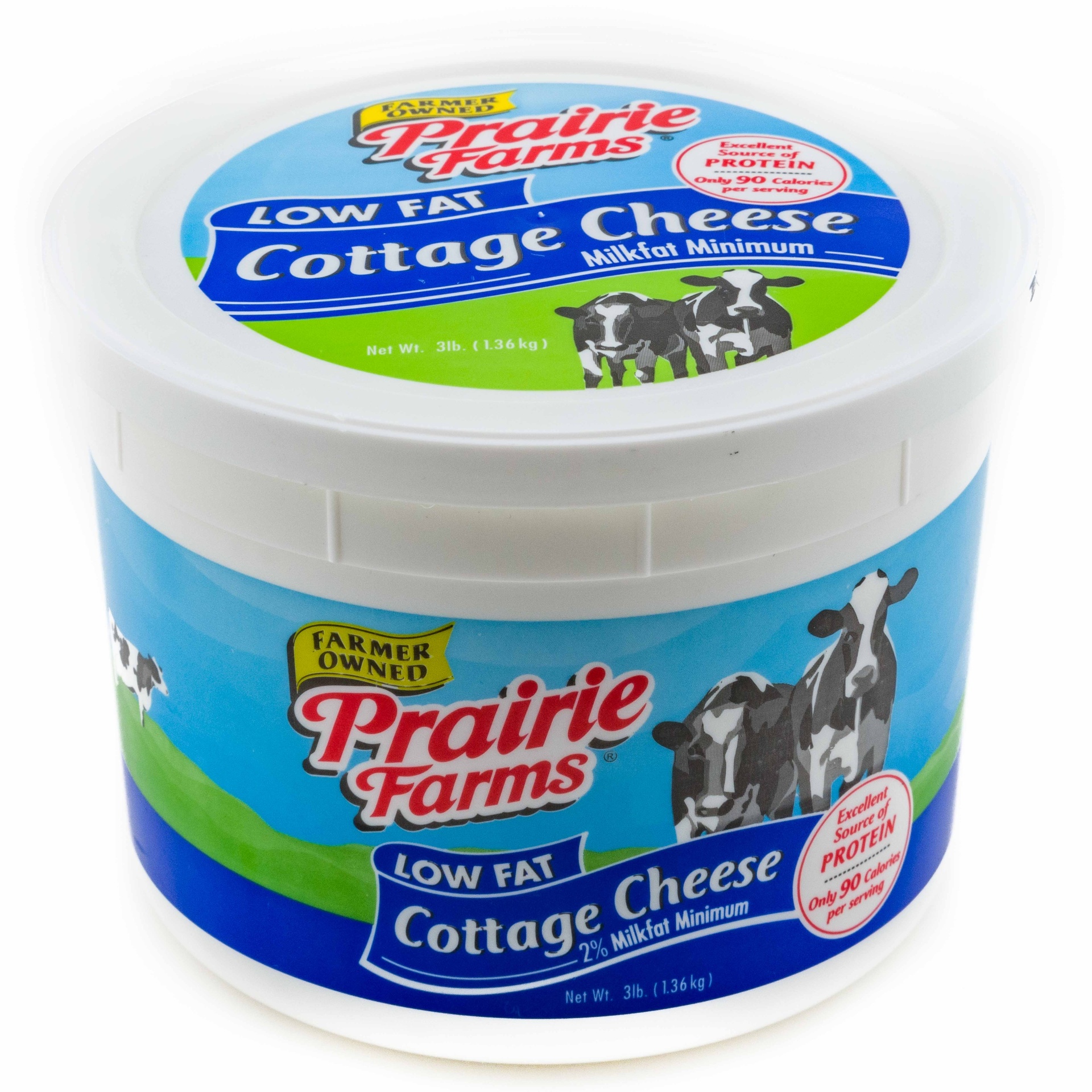 slide 1 of 1, Prairie Farms Low Fat Cottage Cheese, 3 lb