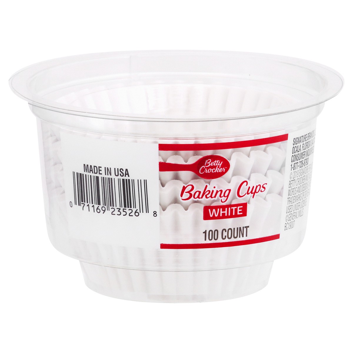 slide 3 of 9, Betty Crocker Standard Size Baking Cups White, 100 ct