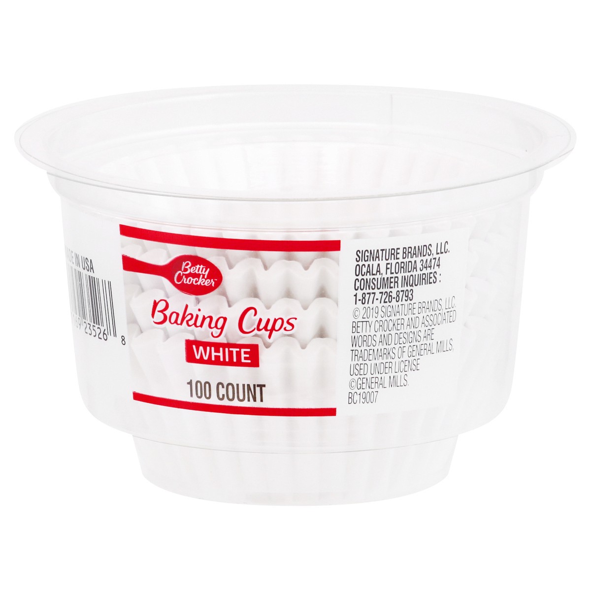 slide 4 of 9, Betty Crocker Standard Size Baking Cups White, 100 ct