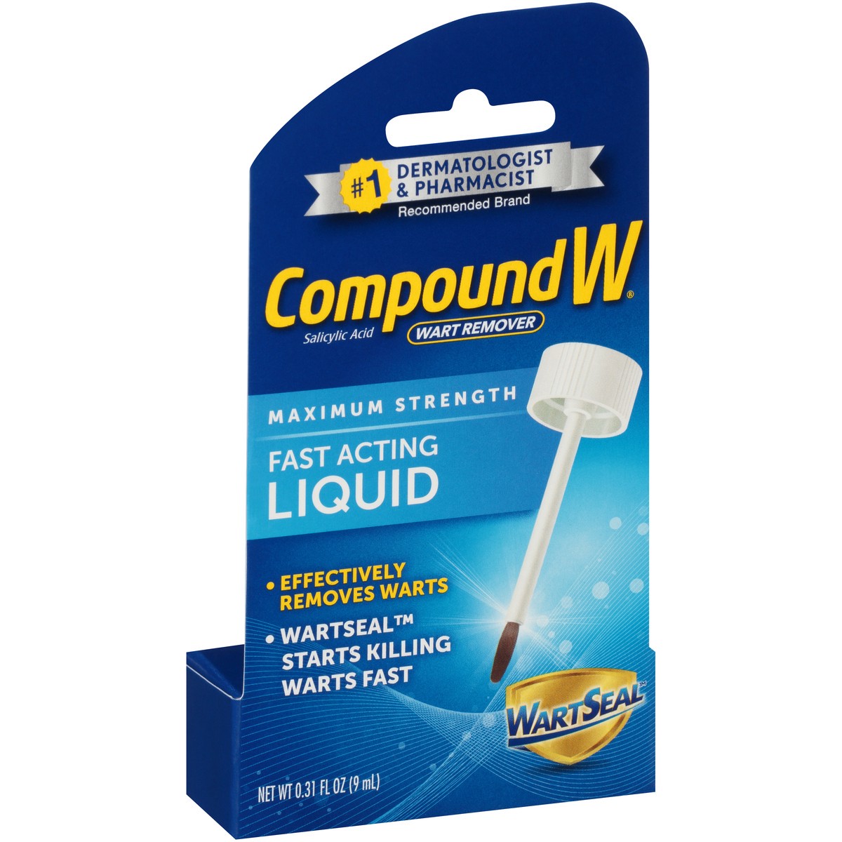 slide 2 of 10, Compound W Liquid Wart Remover, 0.31 fl oz