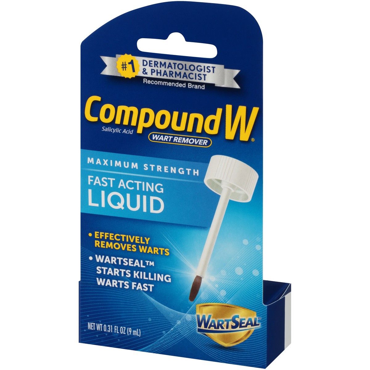 slide 10 of 10, Compound W Liquid Wart Remover, 0.31 fl oz