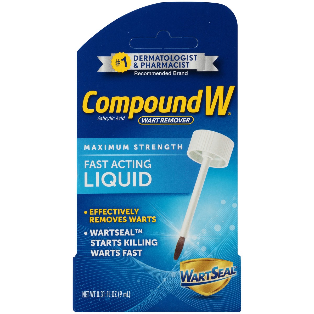 slide 6 of 10, Compound W Liquid Wart Remover, 0.31 fl oz