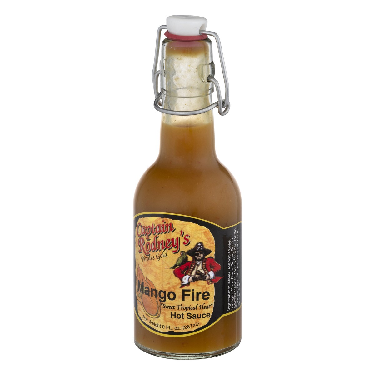 slide 12 of 12, Captain Rodney's Mango Fire Hot Sauce 9.0 oz, 9 oz