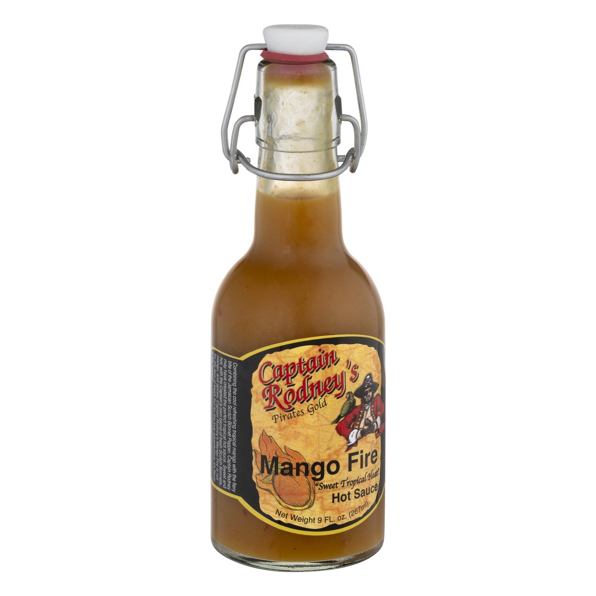 slide 4 of 12, Captain Rodney's Mango Fire Hot Sauce 9.0 oz, 9 oz