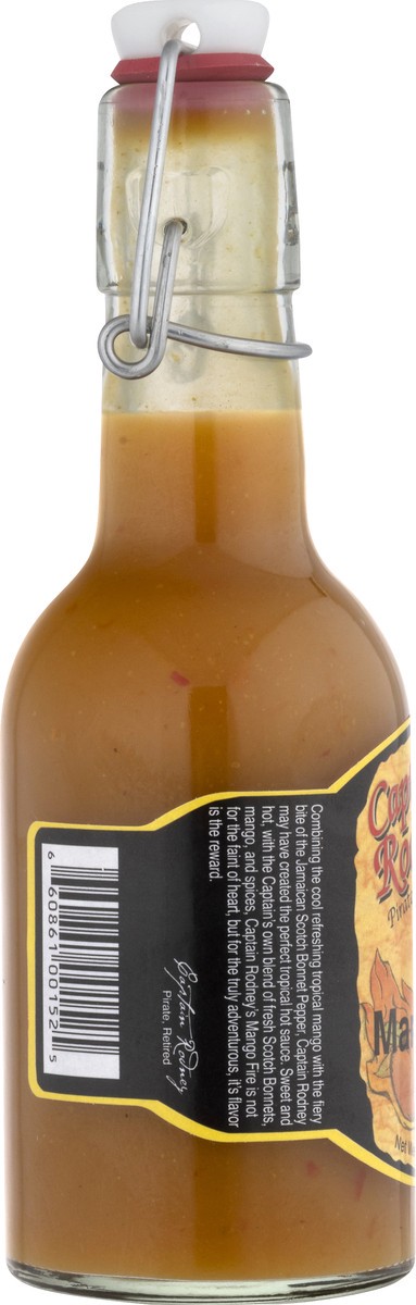 slide 8 of 12, Captain Rodney's Mango Fire Hot Sauce 9.0 oz, 9 oz