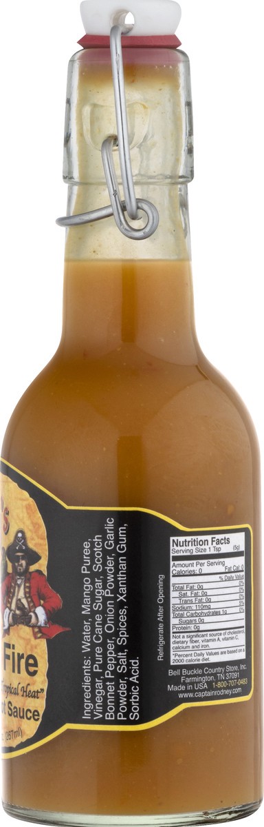 slide 9 of 12, Captain Rodney's Mango Fire Hot Sauce 9.0 oz, 9 oz