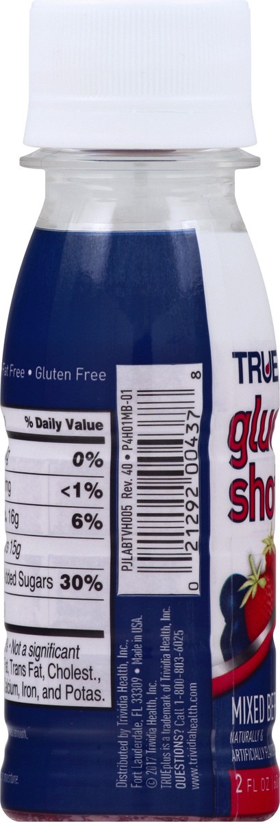 slide 6 of 8, TRUEplus Glucose Shot, Mixed Berry, 1 ct