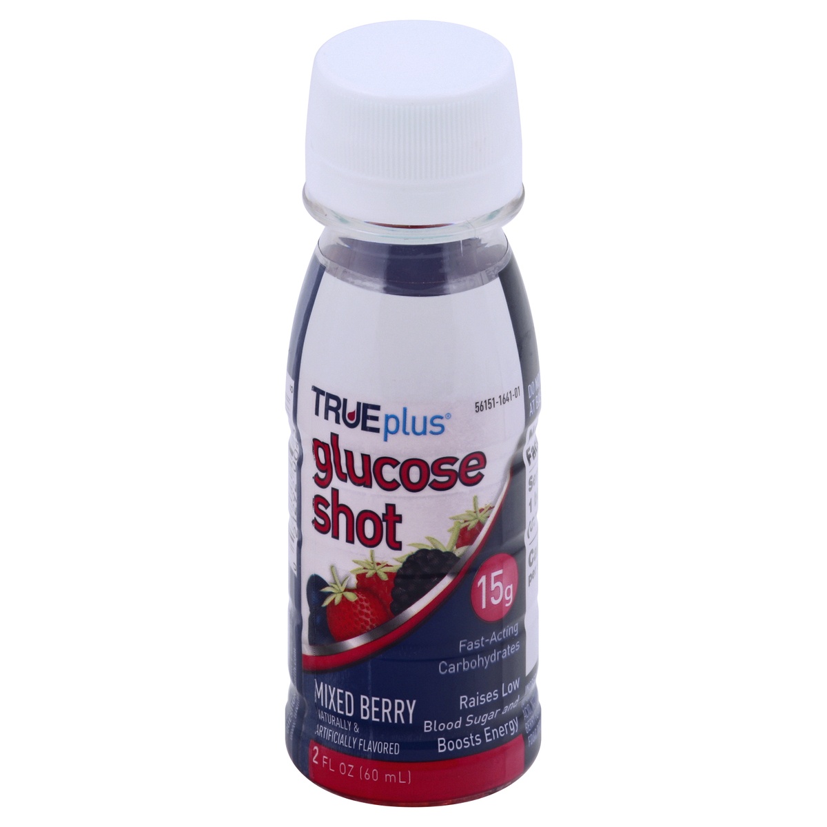 slide 1 of 1, TRUEplus Glucose Shot, Mixed Berry, 1 ct