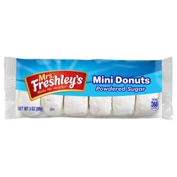 Mrs. Freshley's Powdered Sugar Mini Donuts 3 oz. Pack