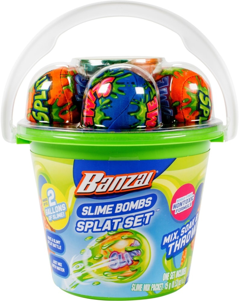 slide 1 of 1, Banzai Slime Bombs Splat Set, 1 ct