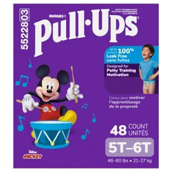 Pull-Ups Boys' Potty Training Pants, 5T-6T (46-60 lbs), 48 Ct