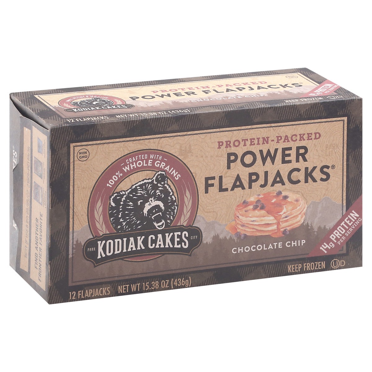 slide 11 of 13, Kodiak Cakes Chocolate Chip Power Flapjacks 12 ea, 12 ct