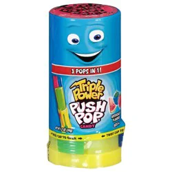 Push Pop Triple Power Candy - 12 - 1.2 oz Pops