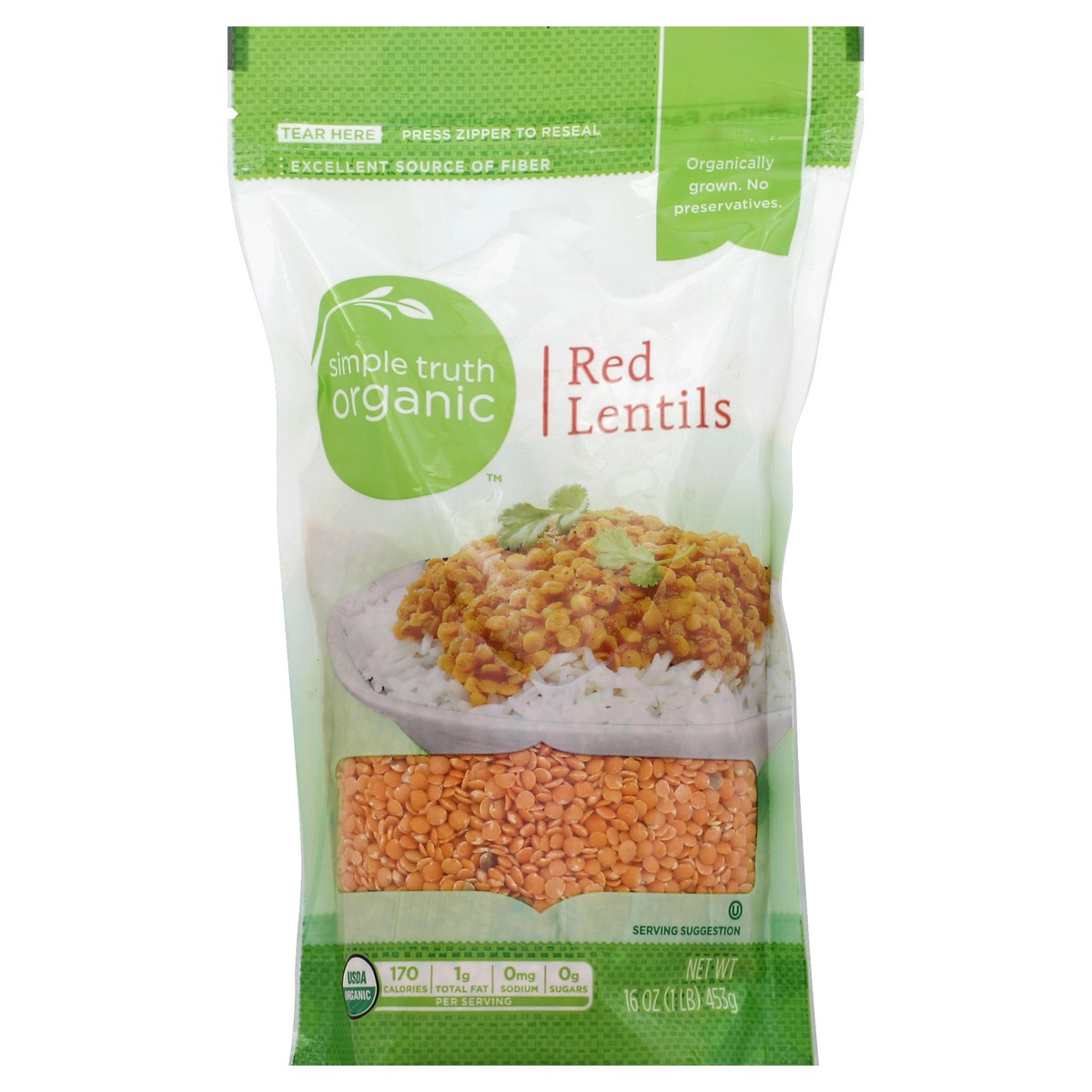 slide 2 of 4, Simple Truth Organic Red Lentils, 16 oz