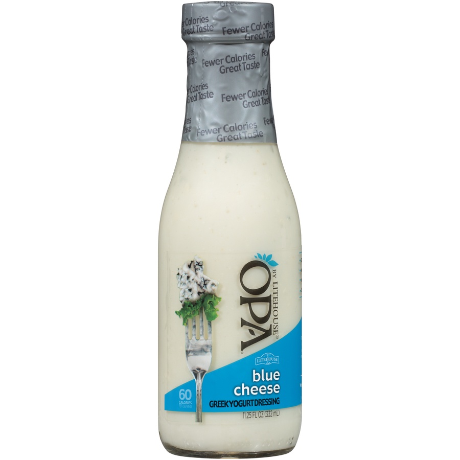 slide 1 of 6, OPA Blue Cheese Greek Yogurt Dressing, 11.25 fl oz