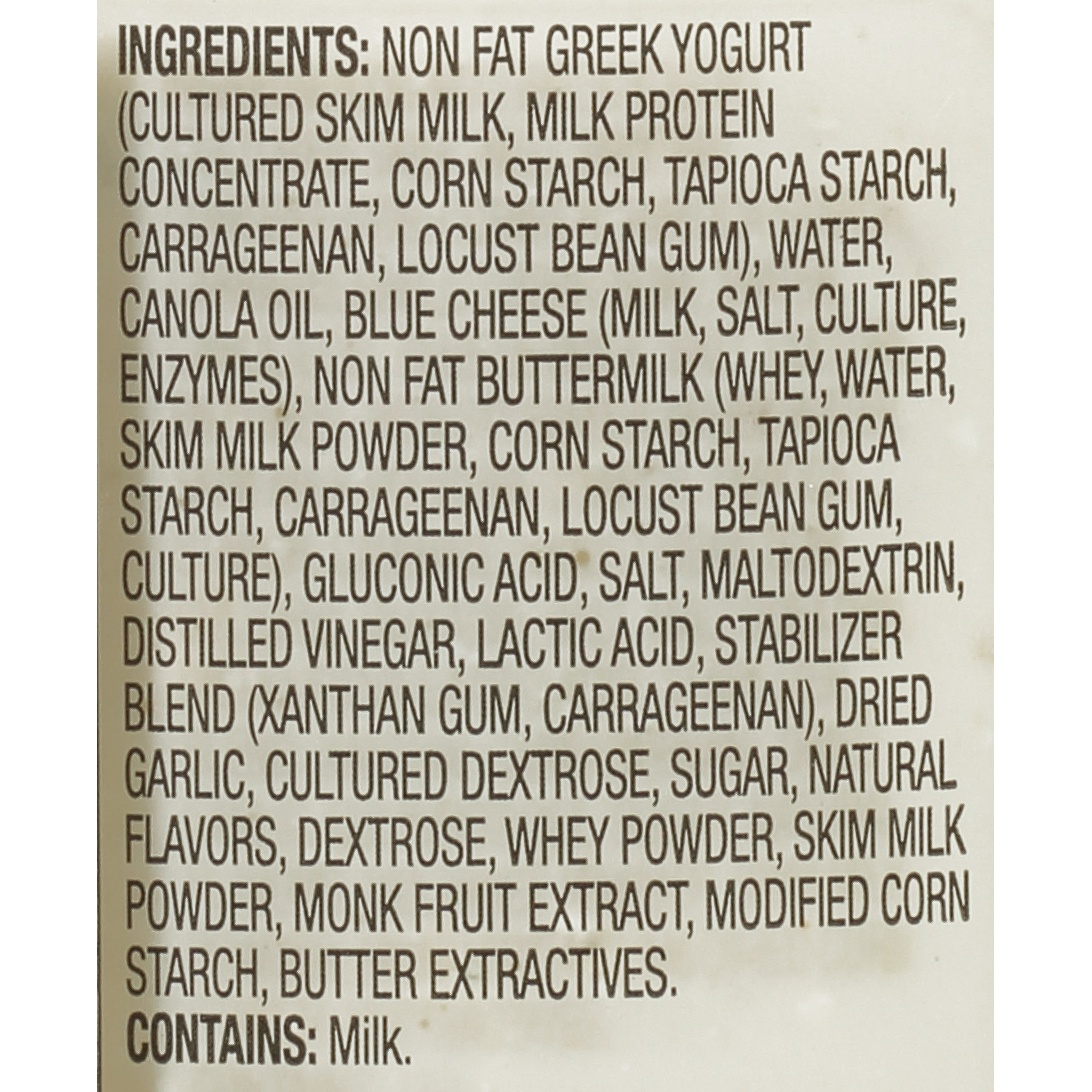 slide 6 of 6, OPA Blue Cheese Greek Yogurt Dressing, 11.25 fl oz