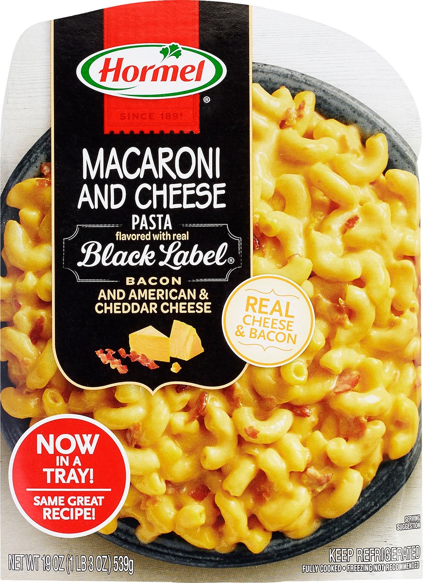 slide 4 of 10, Hormel Black Label Macaroni and Cheese Pasta 19 oz. Tray, 19 oz