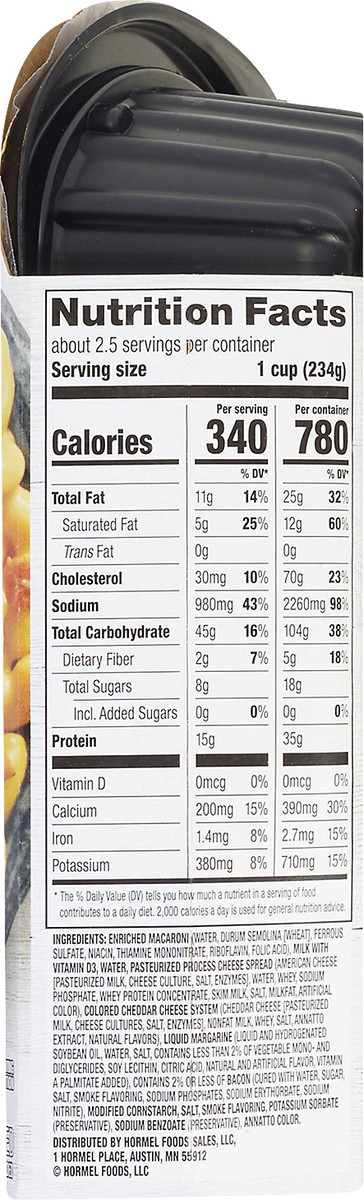 slide 6 of 10, Hormel Black Label Macaroni and Cheese Pasta 19 oz. Tray, 19 oz