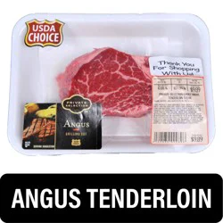 Private Selection Angus Beef Choice Tenderloin Steak