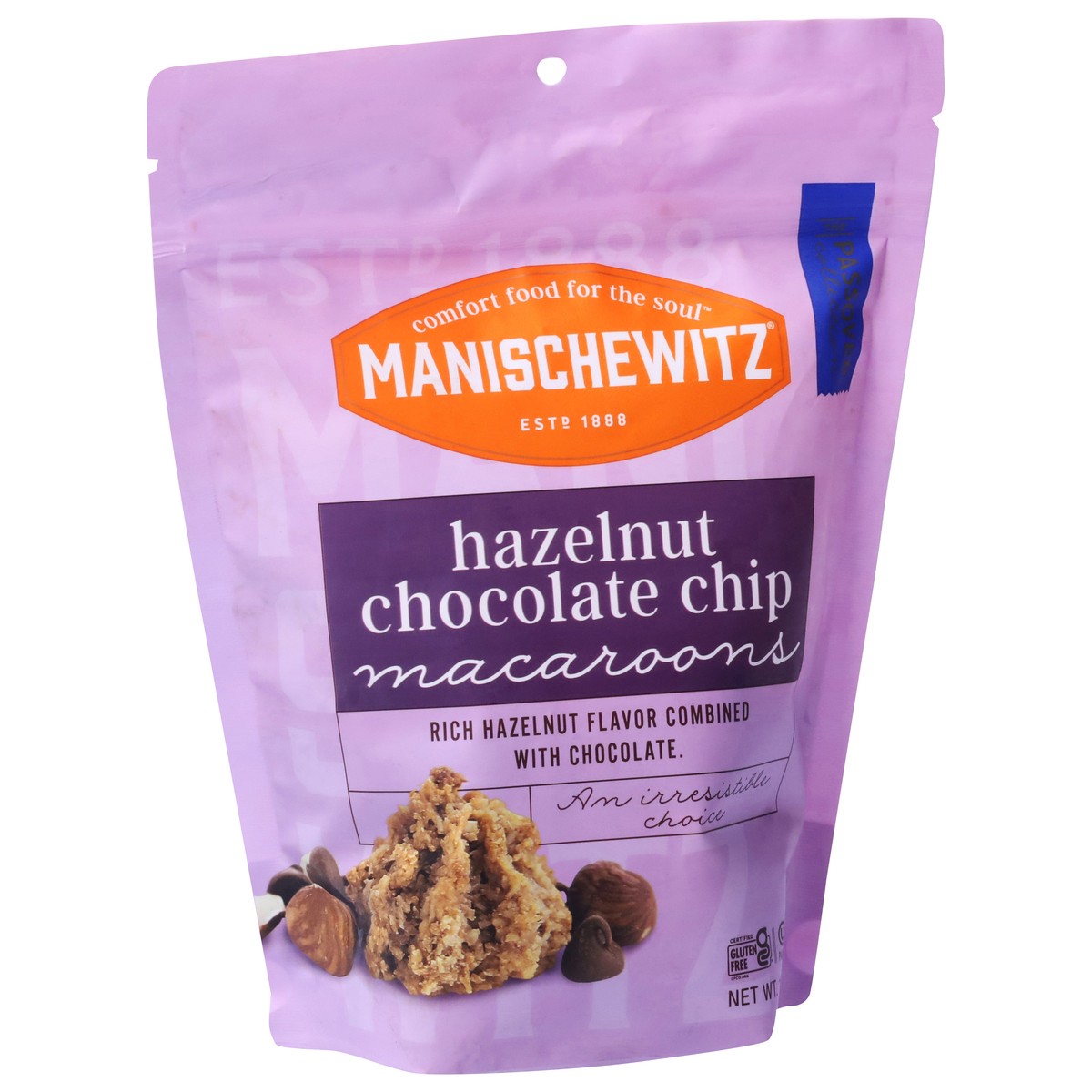 slide 2 of 9, Manischewitz Hazelnut Choc Cookie Macaroon, 10 oz