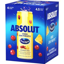 Absolut Ocean Spray Cran Pineapple - 355 ml