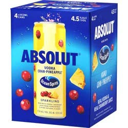 Absolut Ocean Spray Cran Pineapple - 355 ml