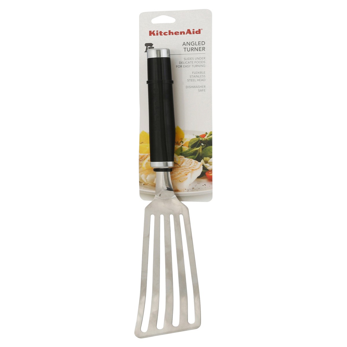 slide 9 of 9, KitchenAid Black Stainless Steel Flex Turner, 1 ct