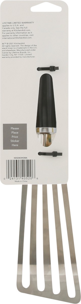 slide 6 of 9, KitchenAid Black Stainless Steel Flex Turner, 1 ct