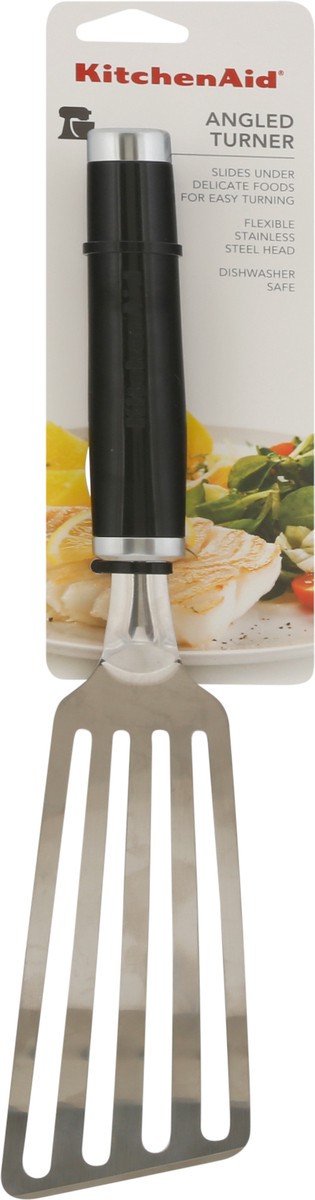 slide 4 of 9, KitchenAid Black Stainless Steel Flex Turner, 1 ct