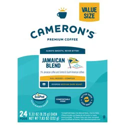 Cameron's Coffee Single Serve Pods, Jamaican Blend, 24 Count