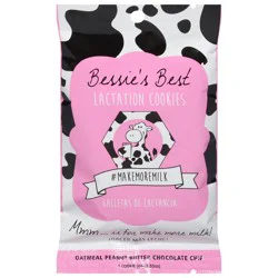 Bessie's Best Lactation Oatmeal Peanut Butter Chocolate Chip Cookie - 1 ea