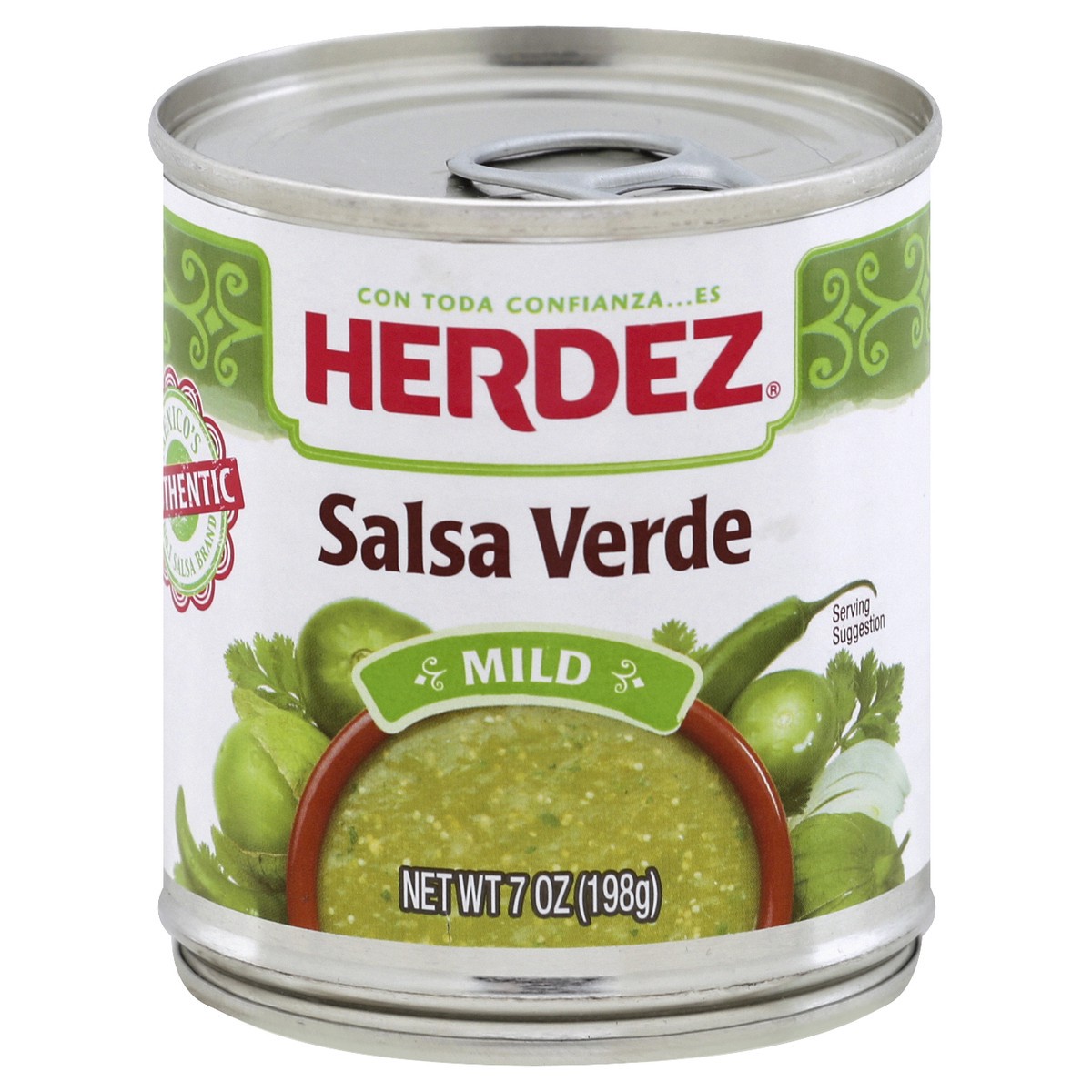 slide 3 of 7, Herdez Salsa Verde Mild, 7 oz