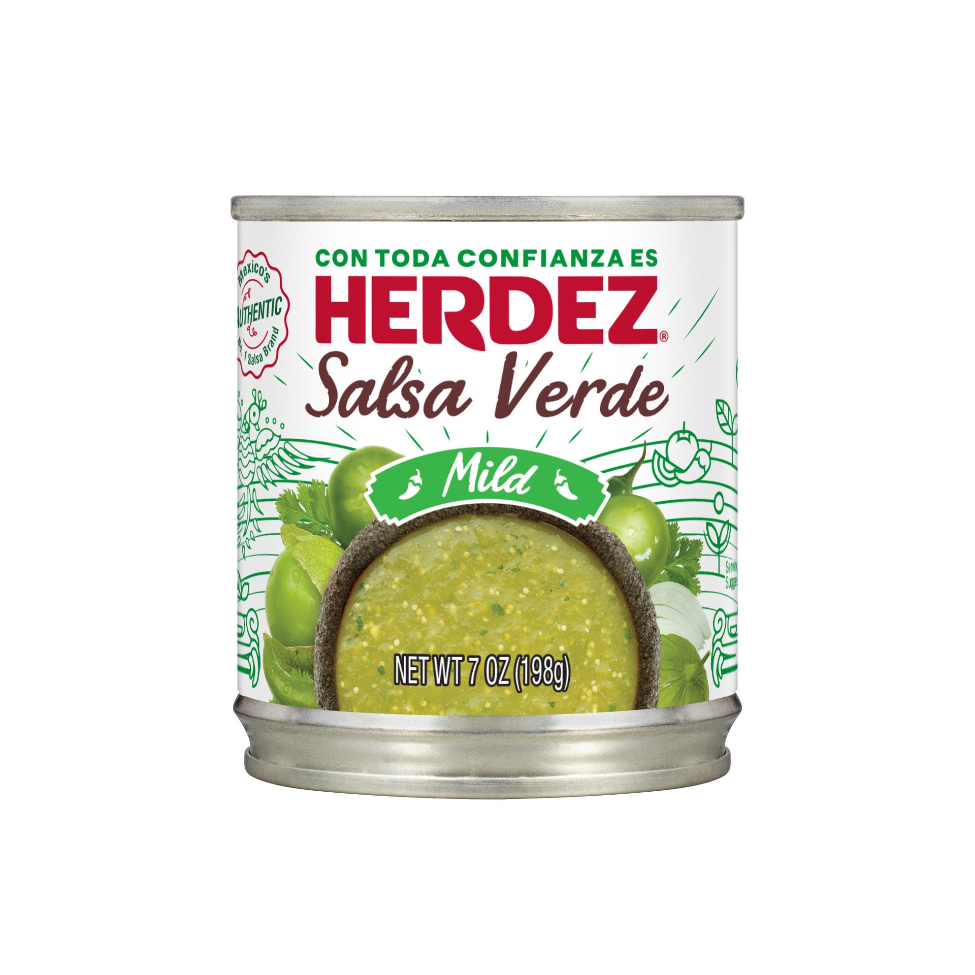slide 1 of 7, Herdez Salsa Verde Mild, 7 oz