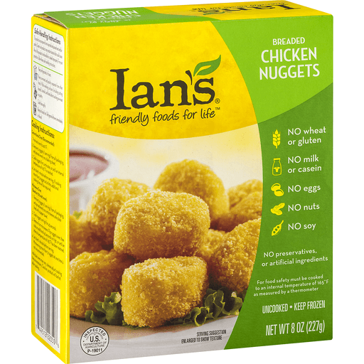 slide 2 of 8, Ian's Chicken Nuggets Wheat Free & Gluten Free Recipe, 8 oz