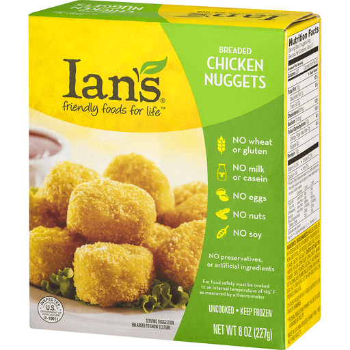 slide 7 of 8, Ian's Chicken Nuggets Wheat Free & Gluten Free Recipe, 8 oz