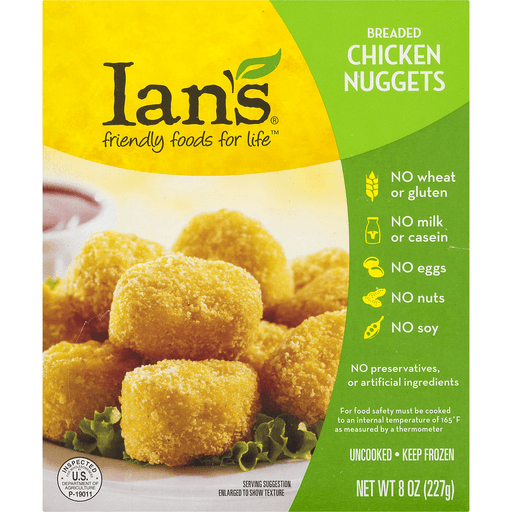 slide 4 of 8, Ian's Chicken Nuggets Wheat Free & Gluten Free Recipe, 8 oz