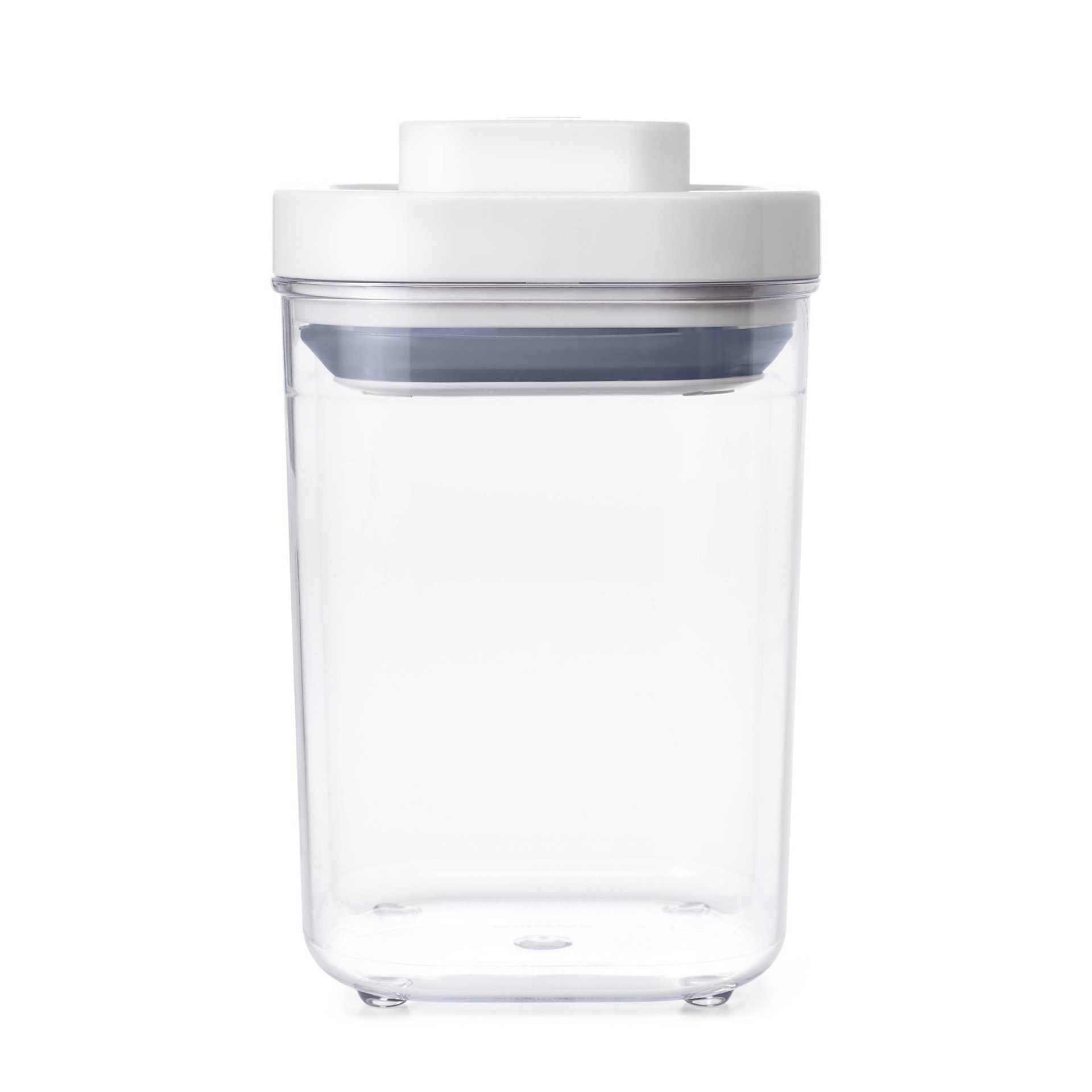 slide 1 of 4, OXO POP Short Small Square Food Storage Container, 1.1 qt