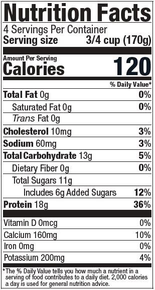 slide 2 of 3, Siggi's Icelandic Skyr Nonfat Yogurt, Vanilla, 144 oz