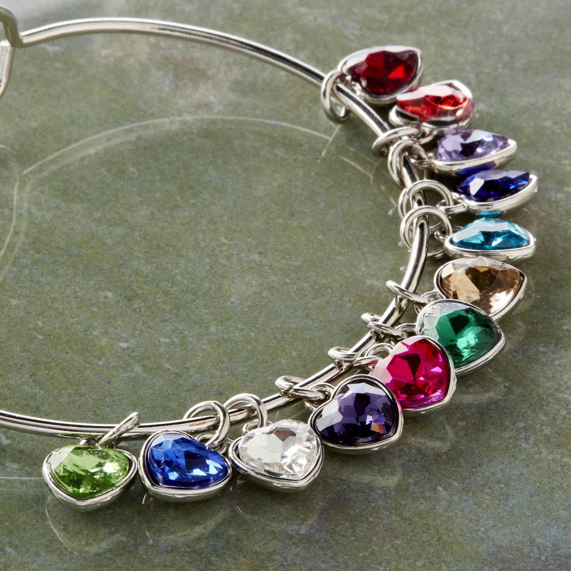 slide 2 of 3, Charmalong Rhodium Heart Charms By Bead Landing, 9.7mm x 12.6mm