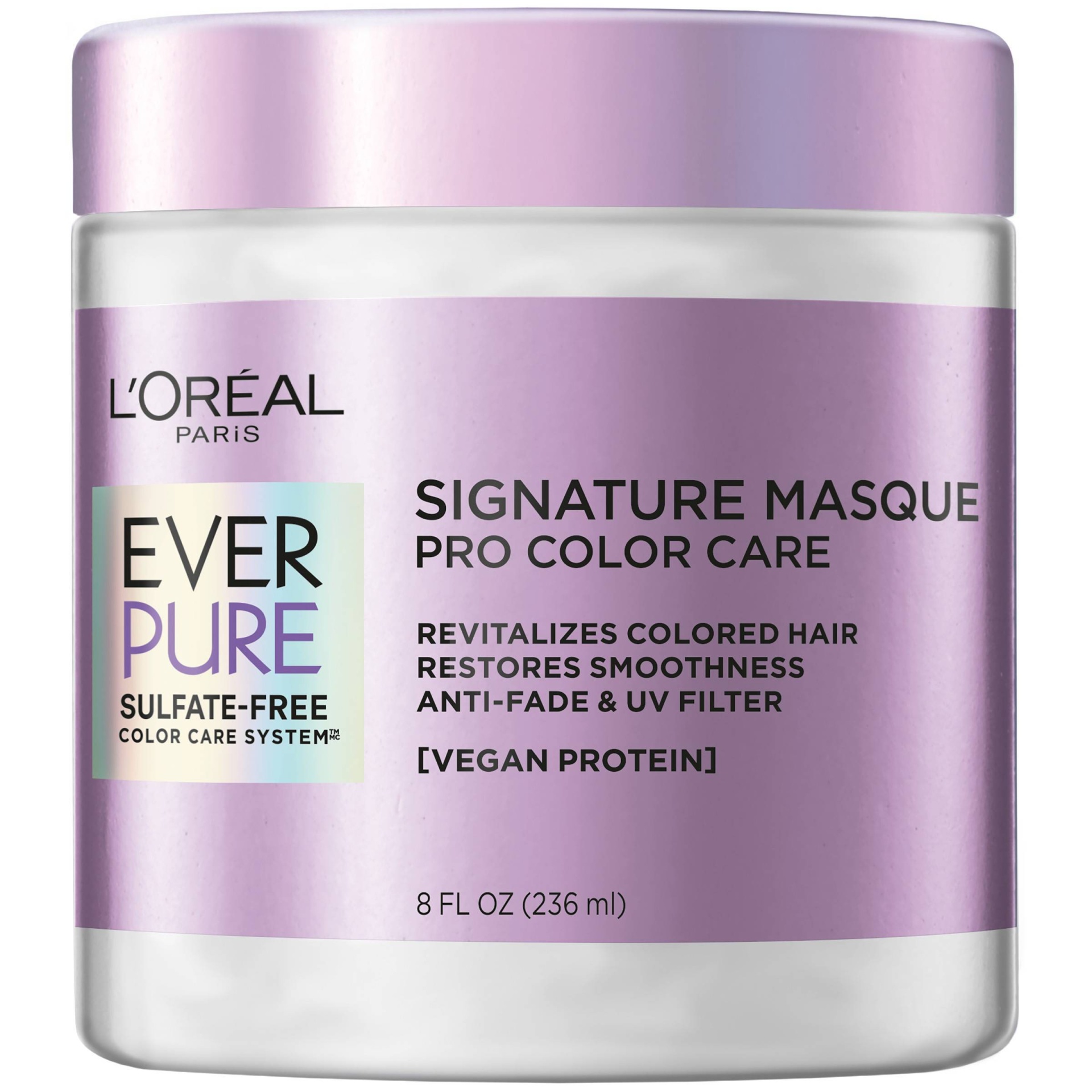 slide 1 of 1, L'Oréal L'Oreal Paris EverPure Sulfate-Free Signature Masque Color Care Hair Mask - 8 fl oz, 8 fl oz