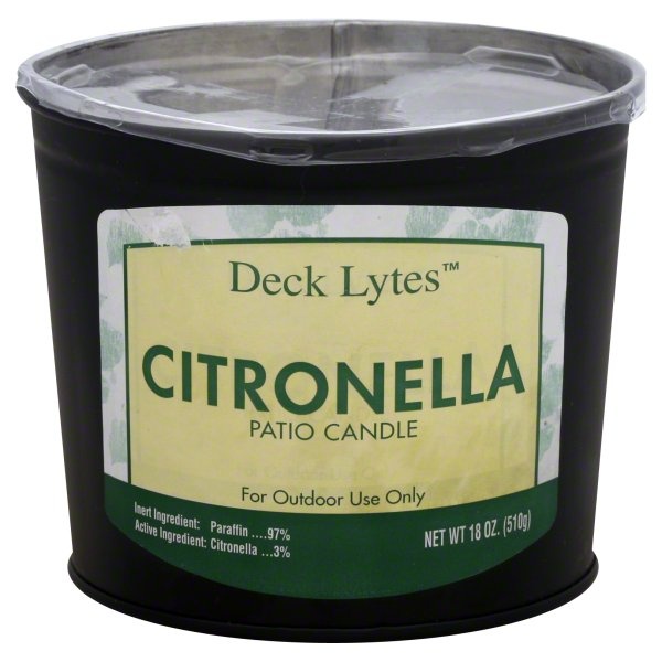 slide 1 of 1, Star Candle Patio Candle, Citronella, 18 oz