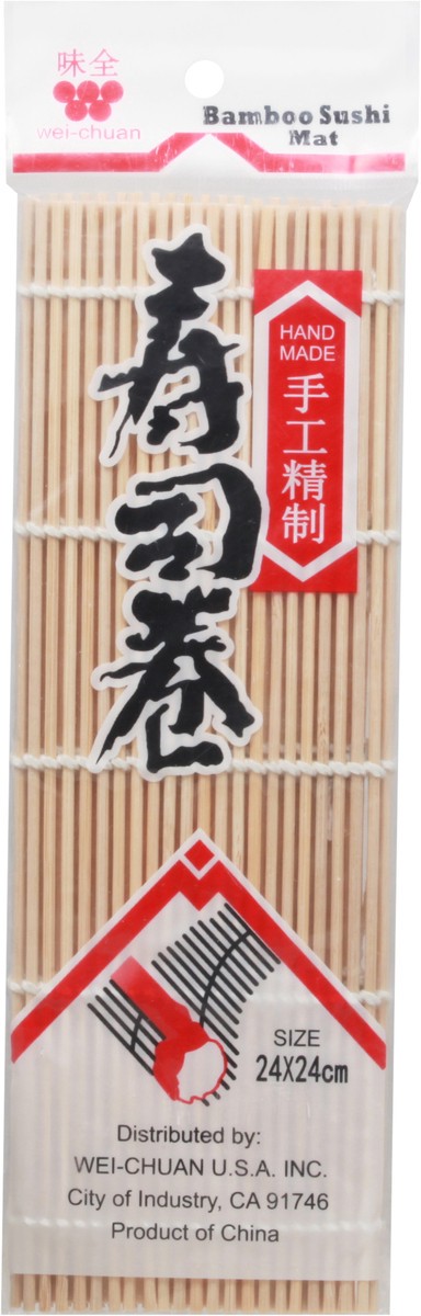 slide 2 of 10, Wei-Chuan White Bamboo Sushi Mat 1 ea, 1 ct